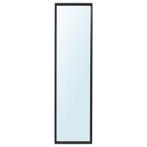Spiegel, Nissedal, Ikea, zwart, Huis en Inrichting, Woonaccessoires | Spiegels, Ophalen, Minder dan 50 cm, 100 tot 150 cm, Zo goed als nieuw