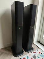 Elac M100 zuilspeakers, Gebruikt, 120 watt of meer, Front, Rear of Stereo speakers, Ophalen