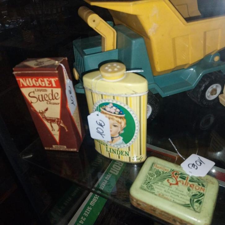 Verzameling vintage en antieke blikjes & accessoires, Verzamelen, Blikken, Zo goed als nieuw, Overige, Ophalen