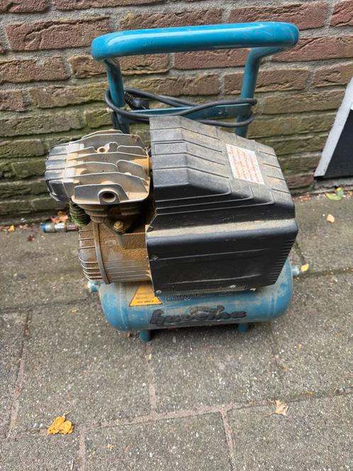 Huvema magnum 191 compressor, Doe-het-zelf en Verbouw, Compressors, Gebruikt, 6 tot 10 bar, Minder dan 25 liter, Minder dan 200 liter/min