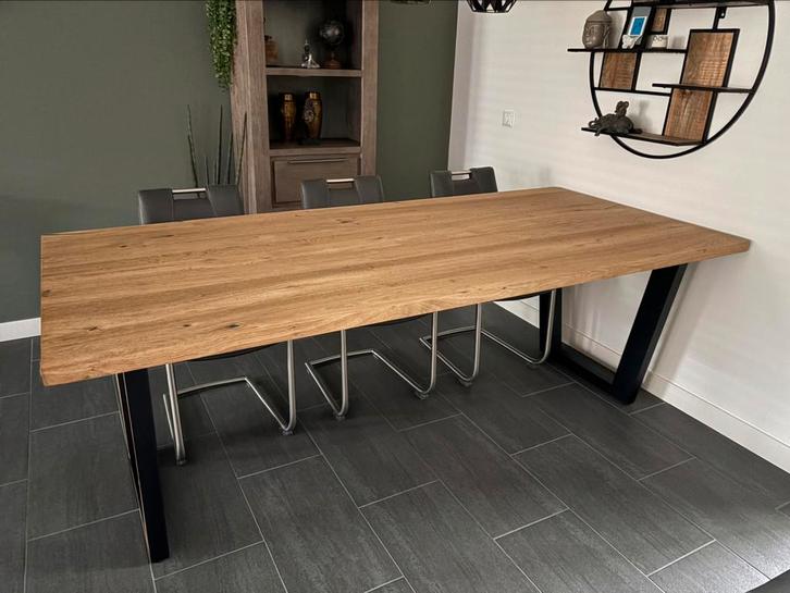 Xooon eettafel 220 x 100 ZGAN, Huis en Inrichting, Tafels | Eettafels, Zo goed als nieuw, 200 cm of meer, Vijf personen of meer