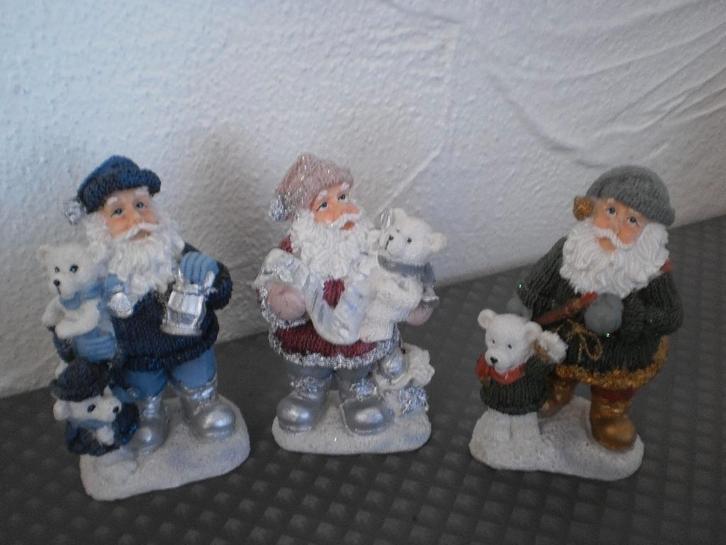 3 Kerstmannetjes, Diversen, Kerst, Zo goed als nieuw, Ophalen of Verzenden