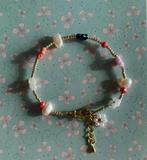 Zelfgemaakt armbandje, Ophalen of Verzenden, Nieuw, Met bedels of kralen