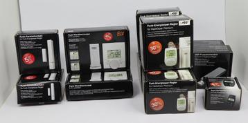 4 draadloze radiator thermostaatknoppen met wandbediening beschikbaar voor biedingen