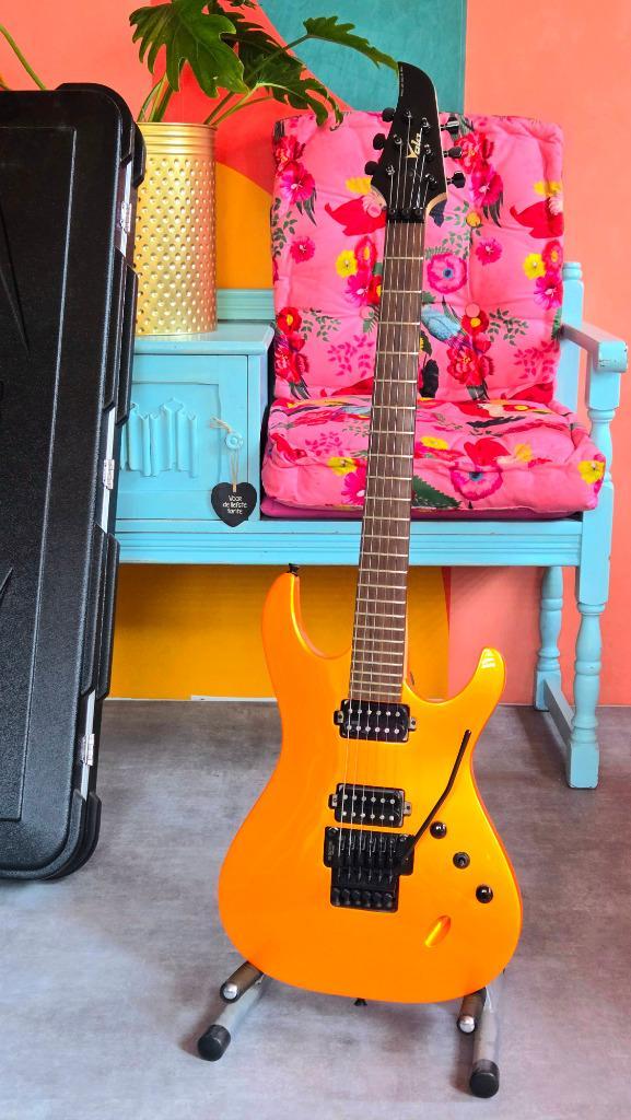 Vola Luna Orangest FR RF - Elektrische gitaar, Muziek en Instrumenten, Snaarinstrumenten | Gitaren | Elektrisch, Zo goed als nieuw