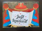 Feestartikel - huwelijk versiering - just married, Ophalen of Verzenden, Nieuw, Versiering, Geboorte of Huwelijk