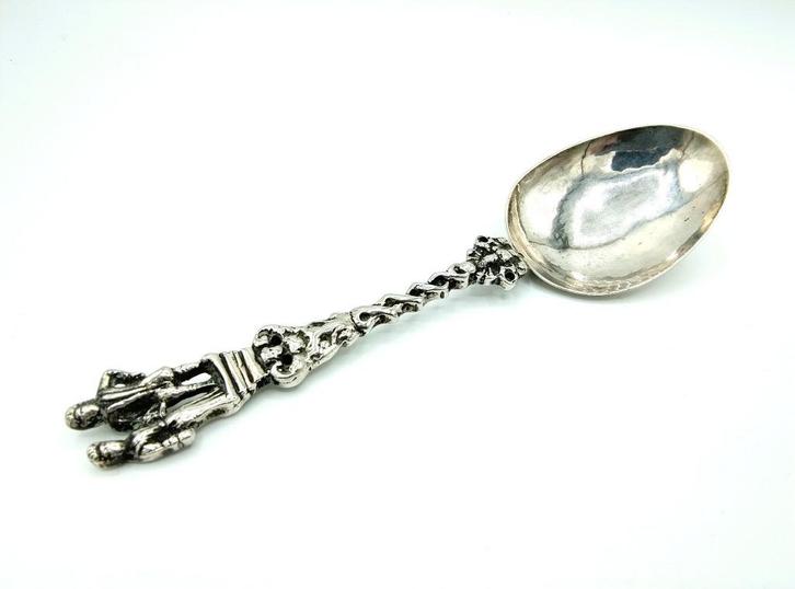 Zilveren gelegenheidslepel, Friesland (?), 19e eeuws, Antiek en Kunst, Antiek | Goud en Zilver, Zilver, Verzenden
