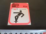 sticker Pictogram I love SKATEBOARD Kien Rang Donald Duck, Ophalen, Zo goed als nieuw
