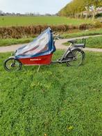 Nette vanandel tweewieler bakfiets 7ver met huif, Fietsen en Brommers, Fietsen | Bakfietsen, Ophalen, Gebruikt, 4 kinderen of meer