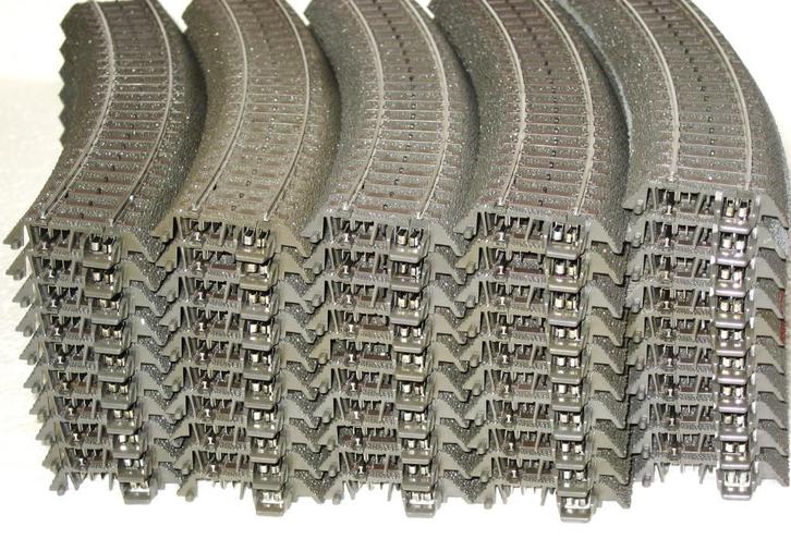 Marklin C rails 24130 GEBRUIKTE 50 stuks, Hobby en Vrije tijd, Modeltreinen | H0, Gebruikt, Rails, Wisselstroom, Märklin, Ophalen of Verzenden