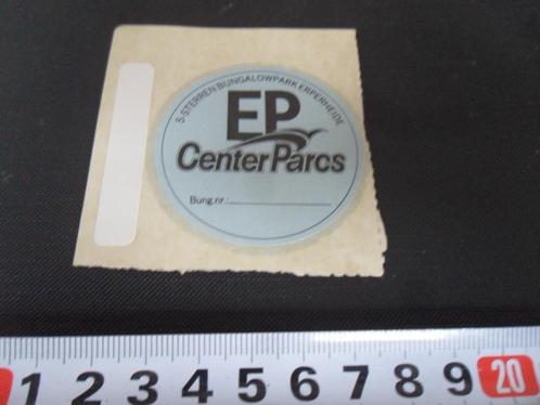 sticker Center Parcs Erperheide, Hobby en Vrije tijd, Stickers en Plaatjes, Zo goed als nieuw, Sticker, Ophalen