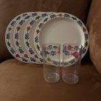 Mepal Boerenbont borden x4, Overige materialen, Gebruikt, Ophalen of Verzenden, Bord(en)