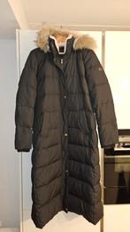 Ralph Lauren dames Winterjas - zwart / beige faux fur - mt M, Zwart, Zo goed als nieuw, Ralph Lauren, Ophalen