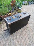 grote vintage koffer salontafel, Huis en Inrichting, Tafels | Salontafels, Vo, Gebruikt, 100 tot 150 cm, Vo