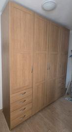 Kledingkast Ikea 4-deurs, Zo goed als nieuw, 150 tot 200 cm, 50 tot 75 cm, 50 tot 100 cm