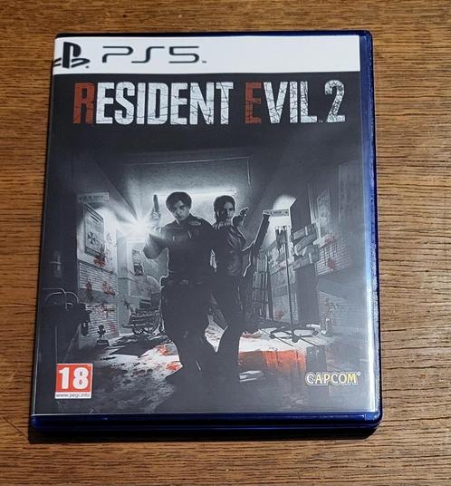 Resident evil 2 custom cover +hoes PS5, Spelcomputers en Games, Games | Sony PlayStation 5, Zo goed als nieuw, Ophalen of Verzenden