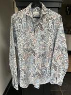 Profuomo heren overhemd, Blauw, Maat 42/44 (L), Ophalen of Verzenden, Zo goed als nieuw