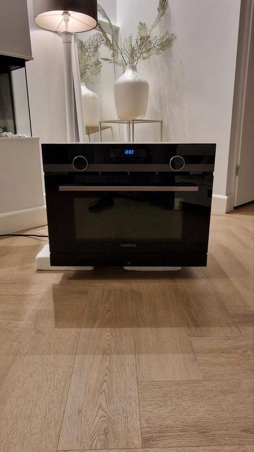 Luxe Siemens combi oven magnetron met stoomfunctie CP465AGB0, Witgoed en Apparatuur, Ovens, Zo goed als nieuw, Inbouw, Oven met grill
