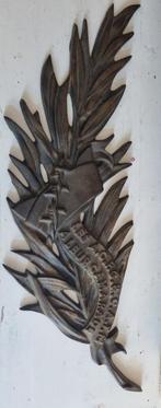 Oude bronzen Franse herdenkings palm Seine & Oise strijders, Ophalen of Verzenden, Overige gebieden
