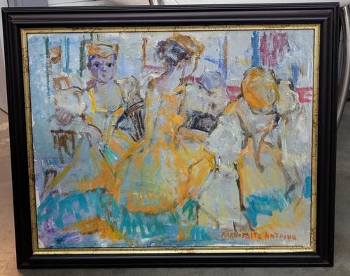 Marguerite ANTOINE, danseressen, Antiek en Kunst, Kunst | Schilderijen | Klassiek, Ophalen of Verzenden