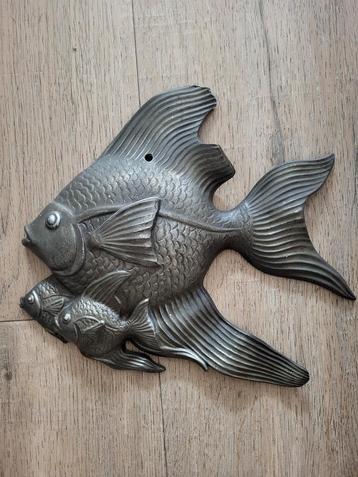 Metalen Wanddecoratie - Vissen beschikbaar voor biedingen