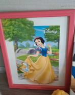 Disney Princess Sneeuwwitje Ingelijste Print, Ophalen of Verzenden, Sneeuwwitje of Doornroosje, Gebruikt, Plaatje of Poster