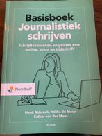 Basisboek Journalistiek schrijven,Noordhoff, Boeken, Studieboeken en Cursussen, Ophalen of Verzenden, HBO