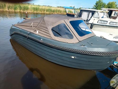 OUD HUIJZER 5.70, Watersport en Boten, Sloepen, Zo goed als nieuw, 10 tot 30 pk, 3 tot 6 meter, Buitenboordmotor, Benzine, Polyester