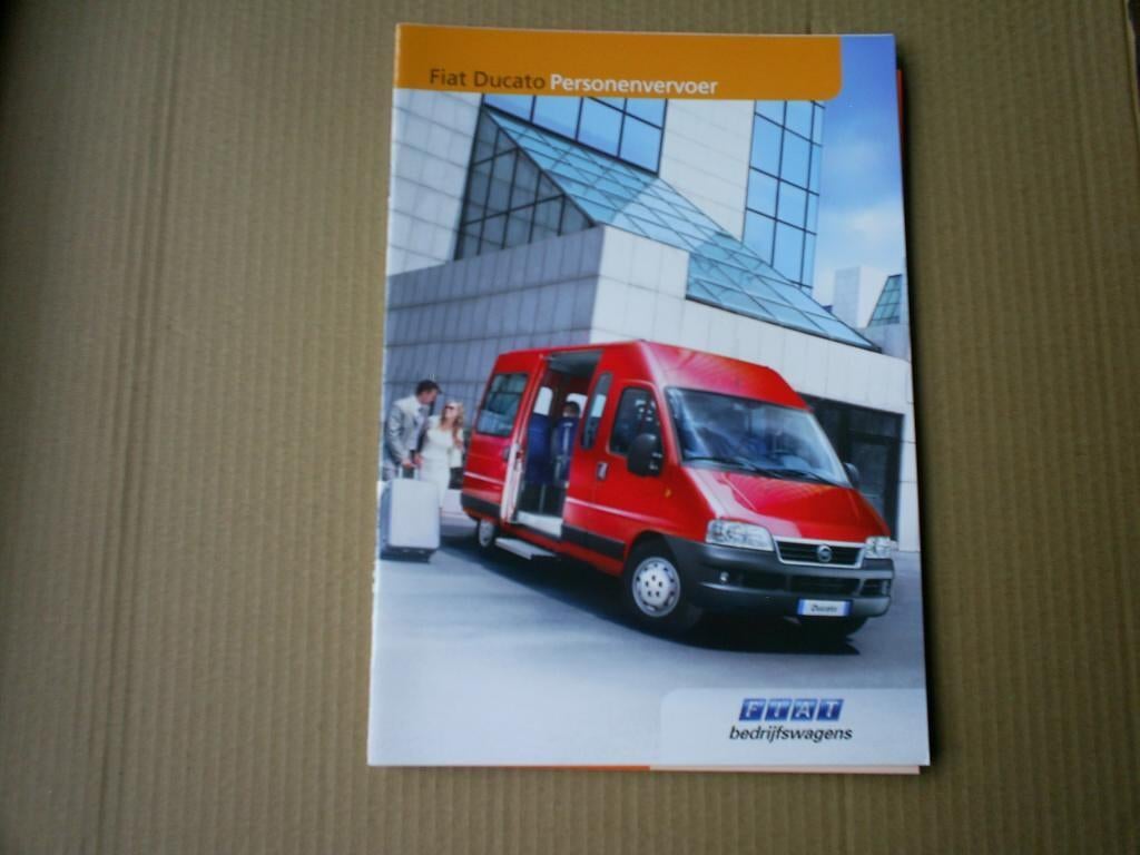 Fiat Ducato Personenvervoer 9 / 2004 40 pag., Verzenden, Zo goed als nieuw, Overige merken