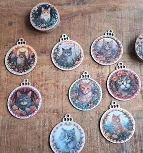 Poezen hangers magneten uitdeel cadeautjes traktatie, Sieraden, Tassen en Uiterlijk, Bedels, Nieuw, Overige merken, Overige materialen