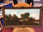Schilderij handgeschilderd boerderij WD-028, Antiek en Kunst, Ophalen
