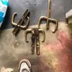 Koperen deurkrukken, Doe-het-zelf en Verbouw, Hang- en Sluitwerk, Ophalen of Verzenden, Zo goed als nieuw, Koper of Messing, Klink of Kruk
