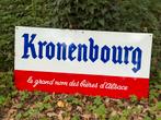 Kronenbourg Bier Emaille Reclamebord, Ophalen of Verzenden