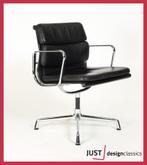 Vitra Eames ea 207 Zwart Leder Chroom (voorraad:3), Niet ingevuld, Gebruikt, Niet ingevuld, Niet ingevuld