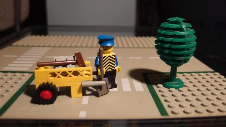 LEGO 605 Streetsweeper/straatveger, Kinderen en Baby's, Speelgoed | Duplo en Lego, Gebruikt, Lego, Complete set, Ophalen of Verzenden