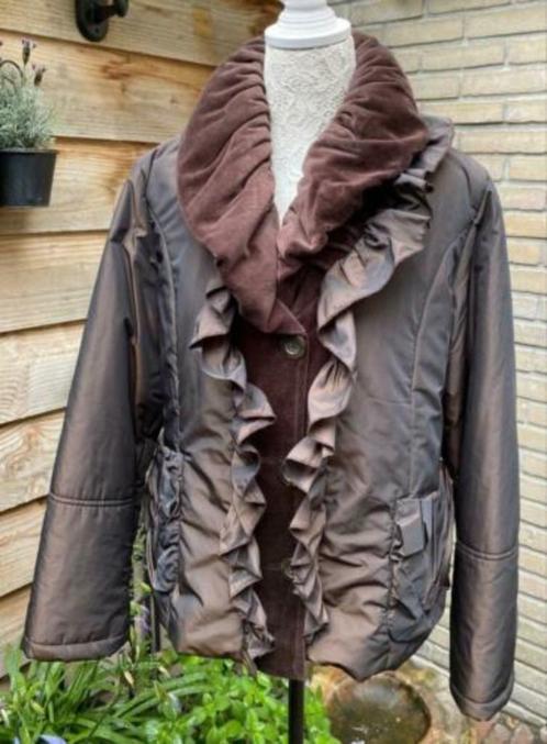 Easy Comfort jas maat 42, Kleding | Dames, Jassen | Winter, Zo goed als nieuw, Maat 42/44 (L), Bruin, Ophalen of Verzenden