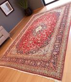 Groot Perzisch tapijt handgeknoopt Keshan Oosters, Overige kleuren, Gebruikt, 200 cm of meer, Ophalen of Verzenden