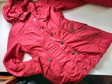 CREENSTONE mooie rode winterjas, maat 38 beschikbaar voor biedingen