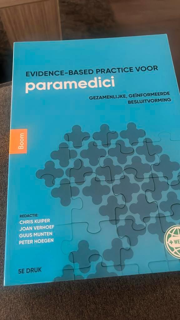Evidence-based practice voor paramedici, Boeken, Schoolboeken, Zo goed als nieuw, Nederlands, Overige niveaus, Ophalen of Verzenden