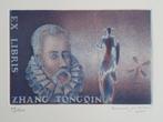 Exlibris Bruno Missieri, portret M. Cervantes, Don Quichot, Verzenden