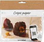Mini hobbyset crêpepapier Klaprozen Crêpe-verhouding 180%, Materiaal, ., Nieuw, Ophalen of Verzenden