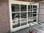 Hard houten schuifpui, Doe-het-zelf en Verbouw, Ophalen, Gebruikt, 225 cm of meer, Inclusief glas