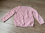 Roze H&M trui met bollen, maat 110/116, Ophalen of Verzenden, Zo goed als nieuw, Meisje