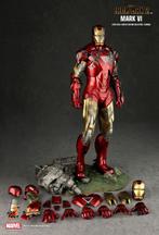 Iron Man - Mark VI - HotToys COLLECTORS ITEM - 1/6  - NIEUW, Ophalen of Verzenden, Nieuw, Film, Actiefiguur of Pop