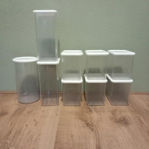 8-delig bewaardozen/voorraaddozen set., Huis en Inrichting, Keuken | Tupperware, Gebruikt, Ophalen