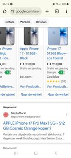 appele iphone  17 niew in doos, Zwart, Overige systemen, Nieuw, Ophalen of Verzenden