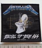 Metallica vrij mooie nieuwe metal up your ass patch 166, Verzenden, Nieuw, Kleding
