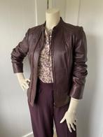 Als nieuw: Gerry Weber nappa leren jasje mt. 38 bruin, Kleding | Dames, Maat 38/40 (M), Bruin, Ophalen of Verzenden, Zo goed als nieuw