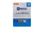 MyMedia 32GB Aluminium lichtgewicht USB Stick, 32 GB, Düsseldorferstrasse 13, D-65760 Eschborn, Info.germany@verbatim-europe.com