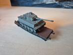 H0 roco minitanks Tiger I tank op zwaarlast transport, Hobby en Vrije tijd, Modeltreinen | H0, Gelijkstroom, Ophalen of Verzenden